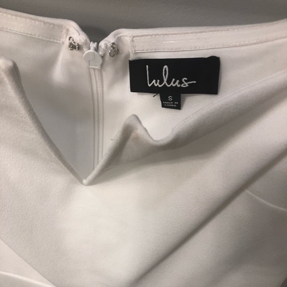 Lulus white mini dress. Like new. Smoke free! - Picture 2 of 6